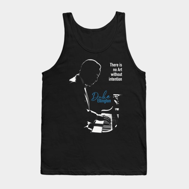 Duke Ellington silhouette Tank Top by BAJAJU